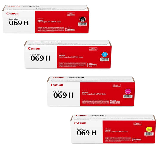 Canon 069H High Yield Toner Set Premium CMYK - Business and Office Printing